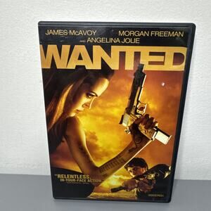 Wanted DVD Pre-owned Angelina Jolie James McAvoy Morgan Freeman